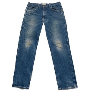 TYNDALE FRMC Flame Resistant Blue Denim Jeans Men's Size 38 x 34 Made in USA